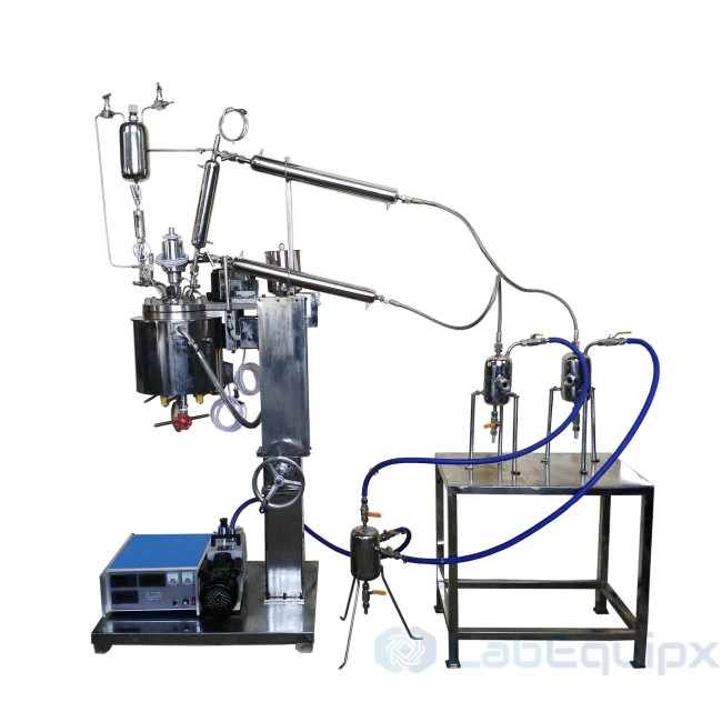 Pressure Reactor with Condensing System & Vacuum Pump LEPRCSVP Pressure Reactor with Condensing System & Vacuum Pump LEPRCSVP