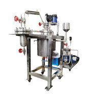 Pressure Reactor with Condensing System & Vacuum Pump LEPRCSVP Pressure Reactor with Condensing System & Vacuum Pump LEPRCSVP