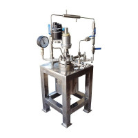 Lab Pressure Reactor with External Condenser, Relux and Receiver LELPRECRR Lab Pressure Reactor with External Condenser, Relux and Receiver LELPRECRR