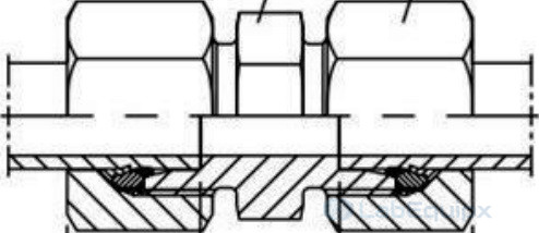 Iso 4038 Brass Hydraulic Fitting
