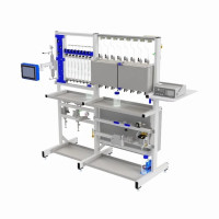 Capillary pressure and resistivity index measurement system