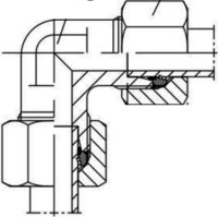 Stainless Steel Single Ferrule Union Elbow