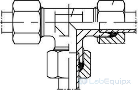 Single Ferrule Union Tee