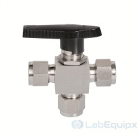 3 Way Double One-Piece Instrumentation Ball Valves 3000PSI