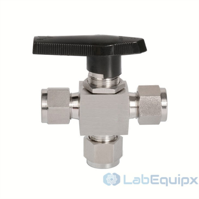 3 Way Double One-Piece Instrumentation Ball Valves 3000PSI