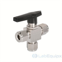 3 Way Double One-Piece Instrumentation Ball Valves 3000PSI