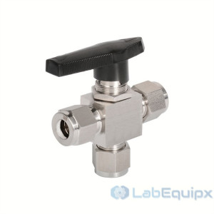 3 Way Double One-Piece Instrumentation Ball Valves 3000PSI