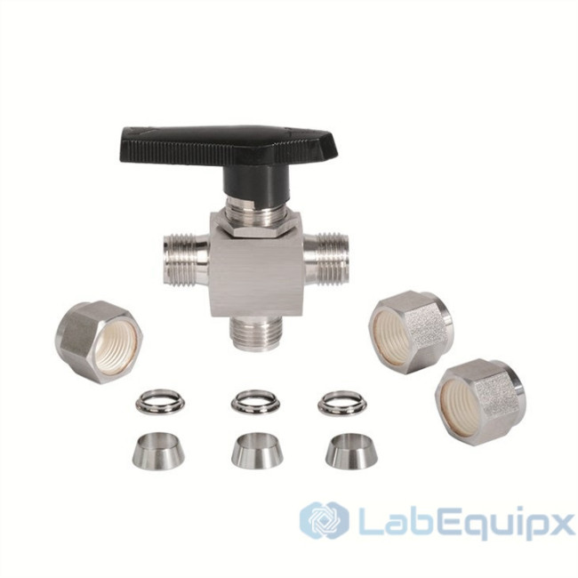 3 Way Double One-Piece Instrumentation Ball Valves 3000PSI