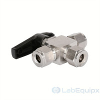 3 Way Double One-Piece Instrumentation Ball Valves 3000PSI