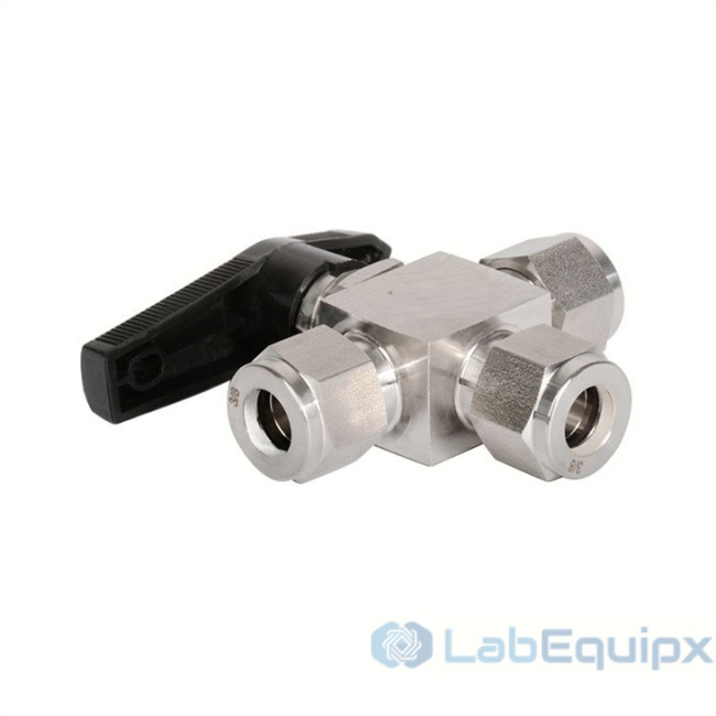 3 Way Double One-Piece Instrumentation Ball Valves 3000PSI