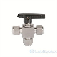 3 Way Double One-Piece Instrumentation Ball Valves 3000PSI