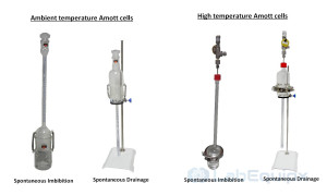 Amott cell for spontaneous imbibition and drainage tests LEACSIDT