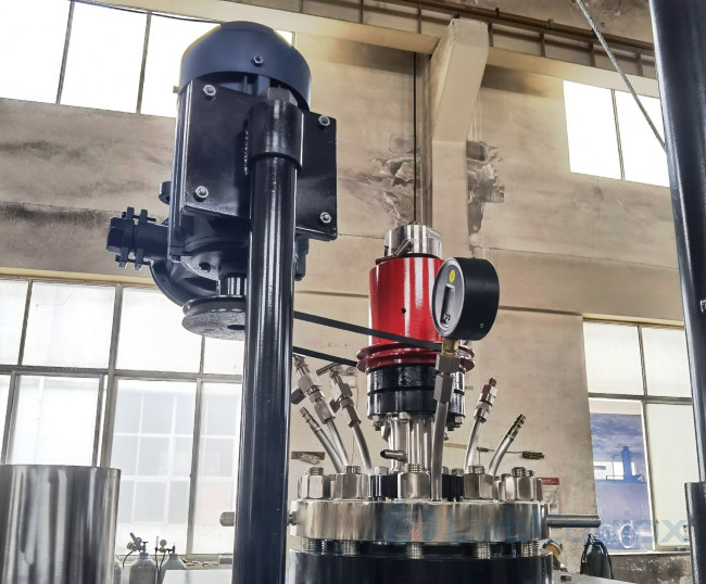 Stirred Hydrogenation Reactor with Constant Pressure Feeding LESHRCPF