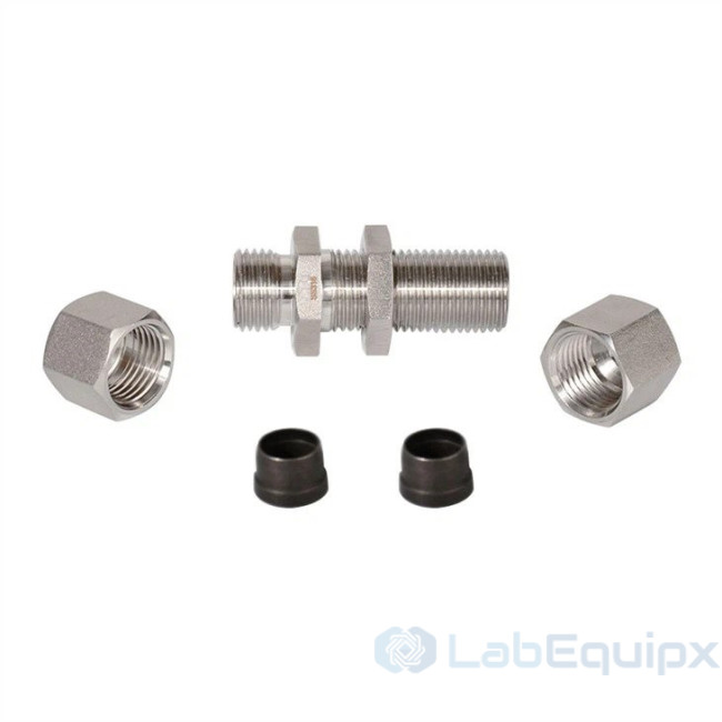 Stainless Steel Single Ferrule Bulkhead Union