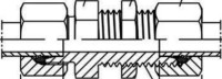 Carbon Steel Single Ferrule Bulkhead Union