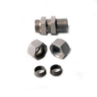Carbon Steel Single Ferrule Bulkhead Union