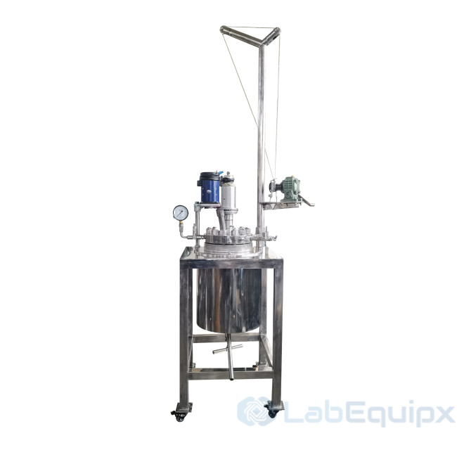 Manual Lifting Customized Laboratory High Pressure Catalytic Reactor LEMLCLHPCR