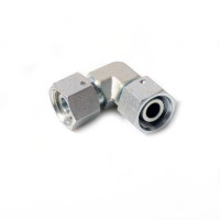 Carbon Steel Single Ferrule Swivel Nut Elbow