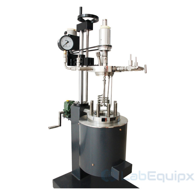 Stirred Lab Pressure Reactor with Lift and Tilt LEC276 Stirred Lab Pressure Reactor with Lift and Tilt LEC276
