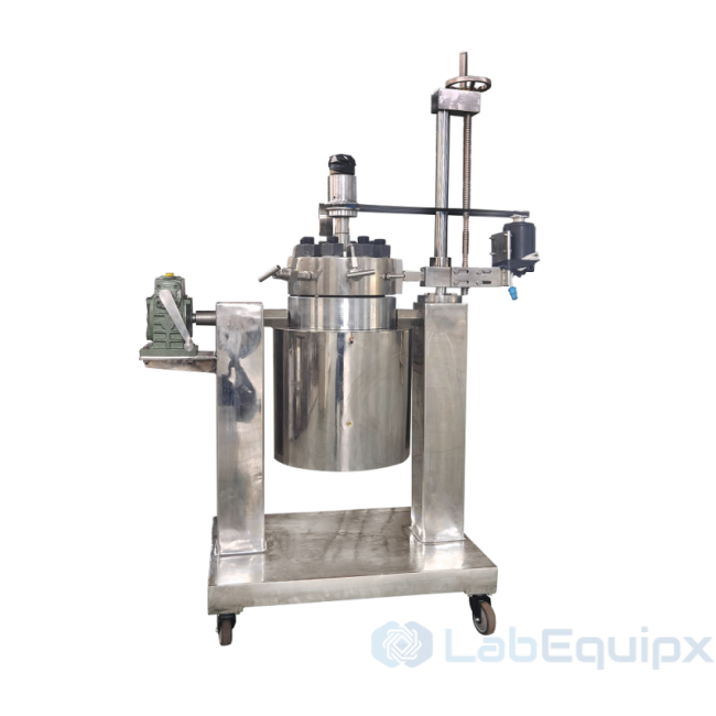 High Pressure Reactor with Head Lift & Vessel Rotate LEHPRHLVR