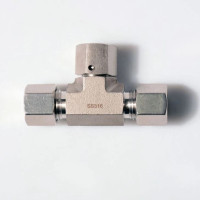 Single Ferrule Swivel Nut Branch Tee