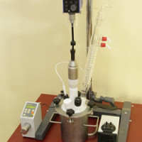 Steel Laboratory Reactor with a Fluoroplastic Coating LESLRFC