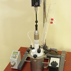 Steel Laboratory Reactor with a Fluoroplastic Coating LESLRFC