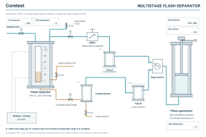 Coretest Multistage Flash Separator Coretest Multistage Flash Separator