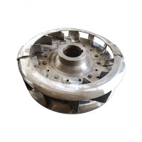 Curved Blade Disc Closure Turbine