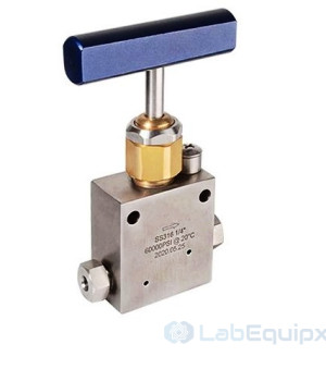 High Pressure Needle Valves Tubing Connection 2-Way UPN Series 60,000 psig
