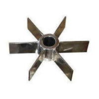 Flat Blade Open Turbine Radial Flow Impeller