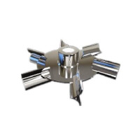 Arrow Blade Disc Mixed Flow Turbine