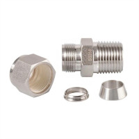 Double Ferrules NPT Male Thread Connectors