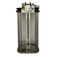 Glass Metering Tanks with Electric Motor LEMTEMG