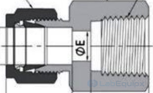 Double Ferrules NPT Female Thread Connectors