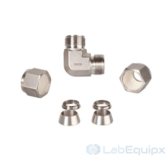 Double Ferrules Tube Union Elbows