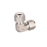 Double Ferrules Tube Union Elbows