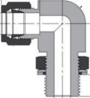 Double Ferrules Adjustable Male Connectors