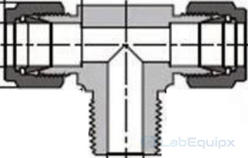 Double Ferrules Male Branch Tees