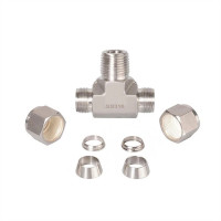 Double Ferrules Male Branch Tees