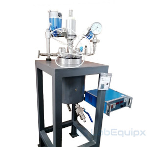 Continuous Pilot Reactor with Bottom Drain Valve
