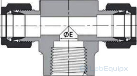 Double Ferrules Female Branch Tees