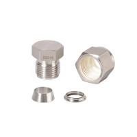 Double Ferrules Tube Union Caps