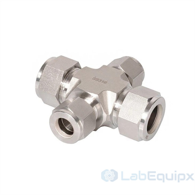 Double Ferrules Reducing Union Crosses