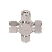 Double Ferrules Reducing Union Crosses