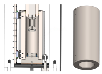 Triaxial pressure cell — sectional view
