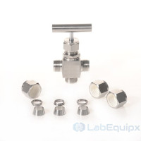 3 Way Double Ferrules Integral Forged Needle Valves 6000PSI