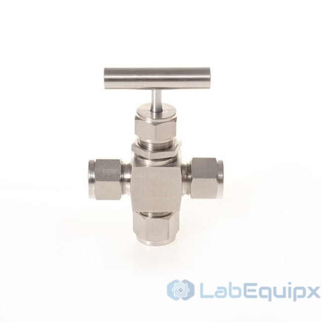 3 Way Double Ferrules Integral Forged Needle Valves 6000PSI