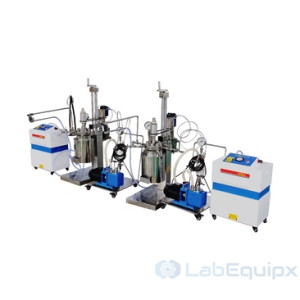 Lab Vaccum Reactor with Vacuum Pump & Compresser LELVRVPC Lab Vaccum Reactor with Vacuum Pump & Compresser LELVRVPC