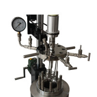 Lined Lab Pressure Reactor with Lifting Lowering functions LEPTFE